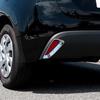 Für Toyota Yaris XP210   -2025 Für Mazda 2 Nebelschlussleuchte Lampenrahmen Abdeckung ABS Chrom Auto Zierleisten Zubehör