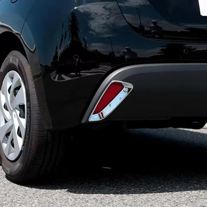 Für Toyota Yaris XP210   -2025 Für Mazda 2 Nebelschlussleuchte Lampenrahmen Abdeckung ABS Chrom Auto Zierleisten Zubehör