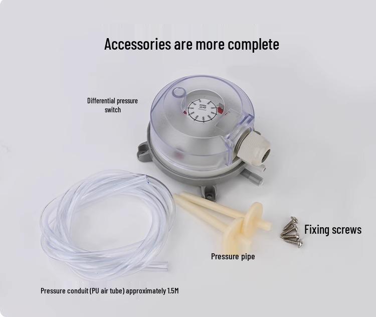 Micro Differential Pressure Sensor for Air Ventilation and Gas Flow Monitoring