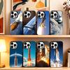 Launch the R-rocket  Phone Case For iPhone 17,16,15,14,13,12,11 Plus,Pro Max,XS,Colorful Silver Black Cover