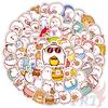 135Pcs/Set Molang Mini Diary Manual Stickers DIY Scrapbooks Album Decor Decals Stickers