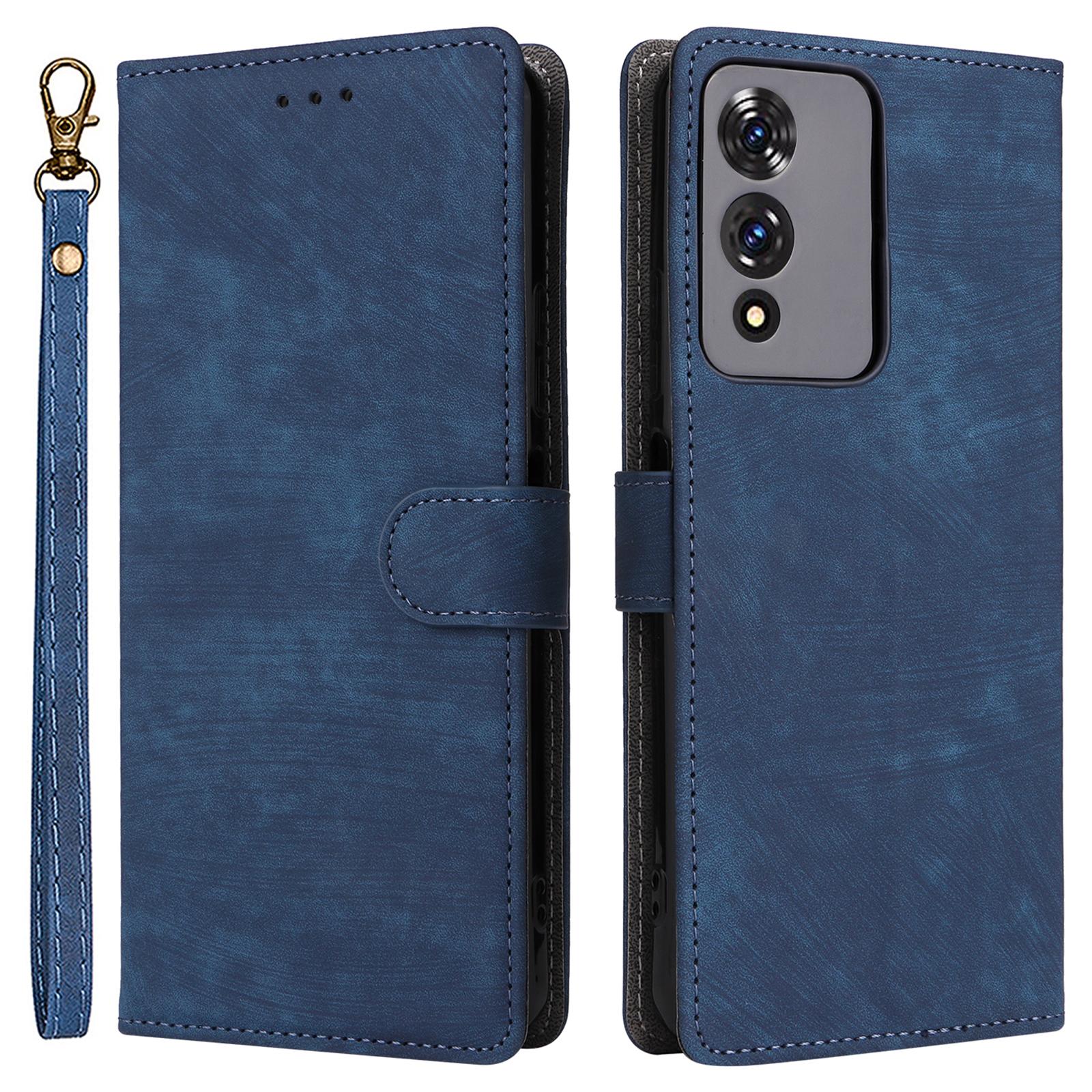 

Для Cubot A10 Чехол-кошелек с RFID-блокировкой, обложка из ПУ кожи, подставка для просмотра Blue