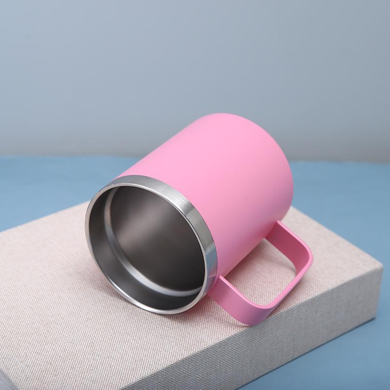 304 Stainless Steel Insulated Double Wall Mug with Handle