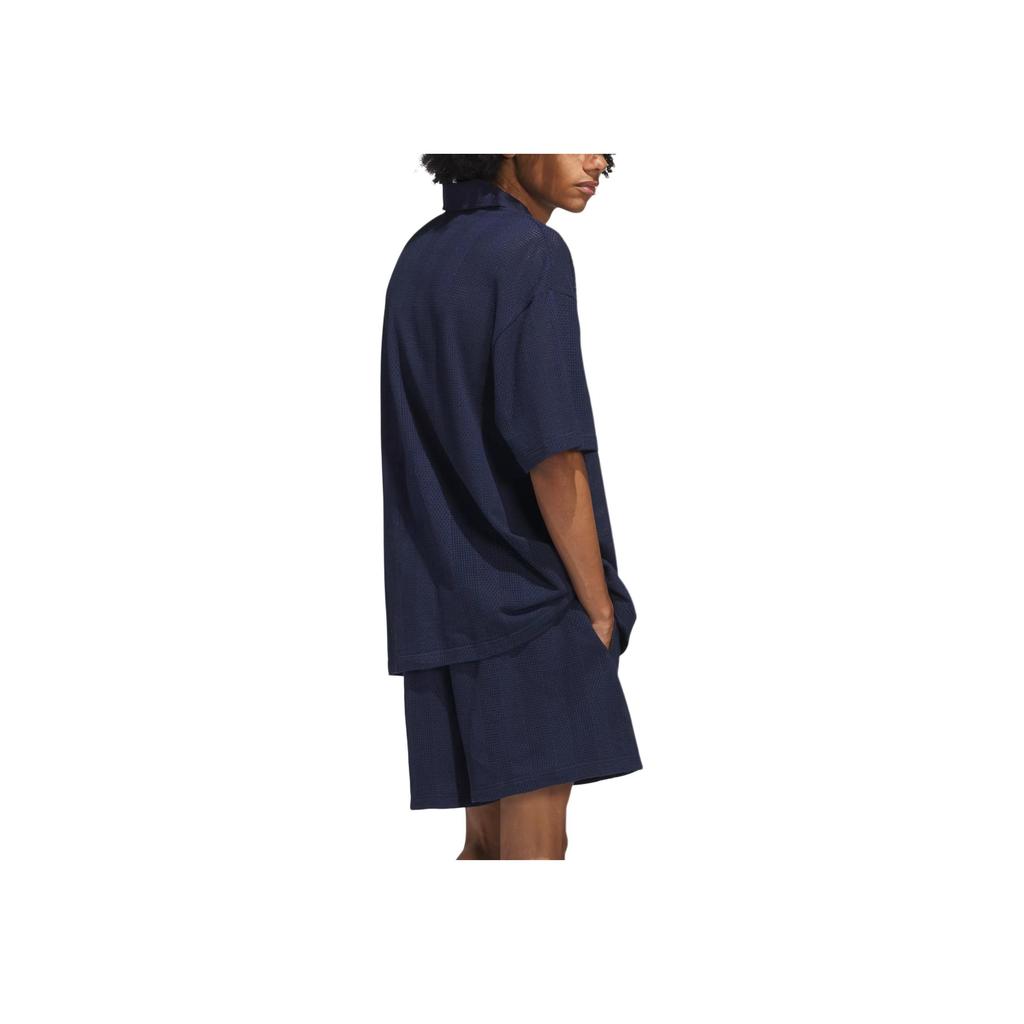 adidas Originals Solid Color Loose Fit Short Sleeve Shirt Unisex Shirts Night-Indigo JD5190