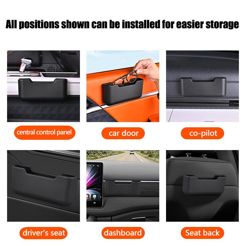 Car glasses storage box, multifunctional card, ticket, key, small item storage, storage and storage device
