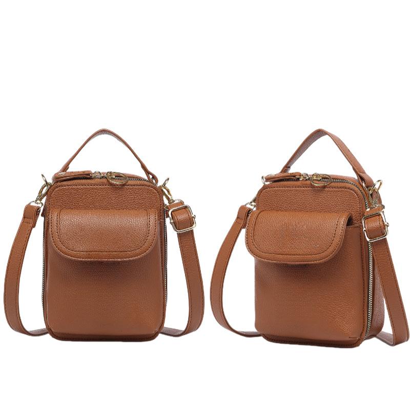 New Trendy Casual Messenger Bag - Single Shoulder Crossbody Organizer with Phone Storage for Fashionable Daily Use