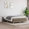3120618 vidaXL Spring Bed Base Taupe 140x200 Cm Fabric