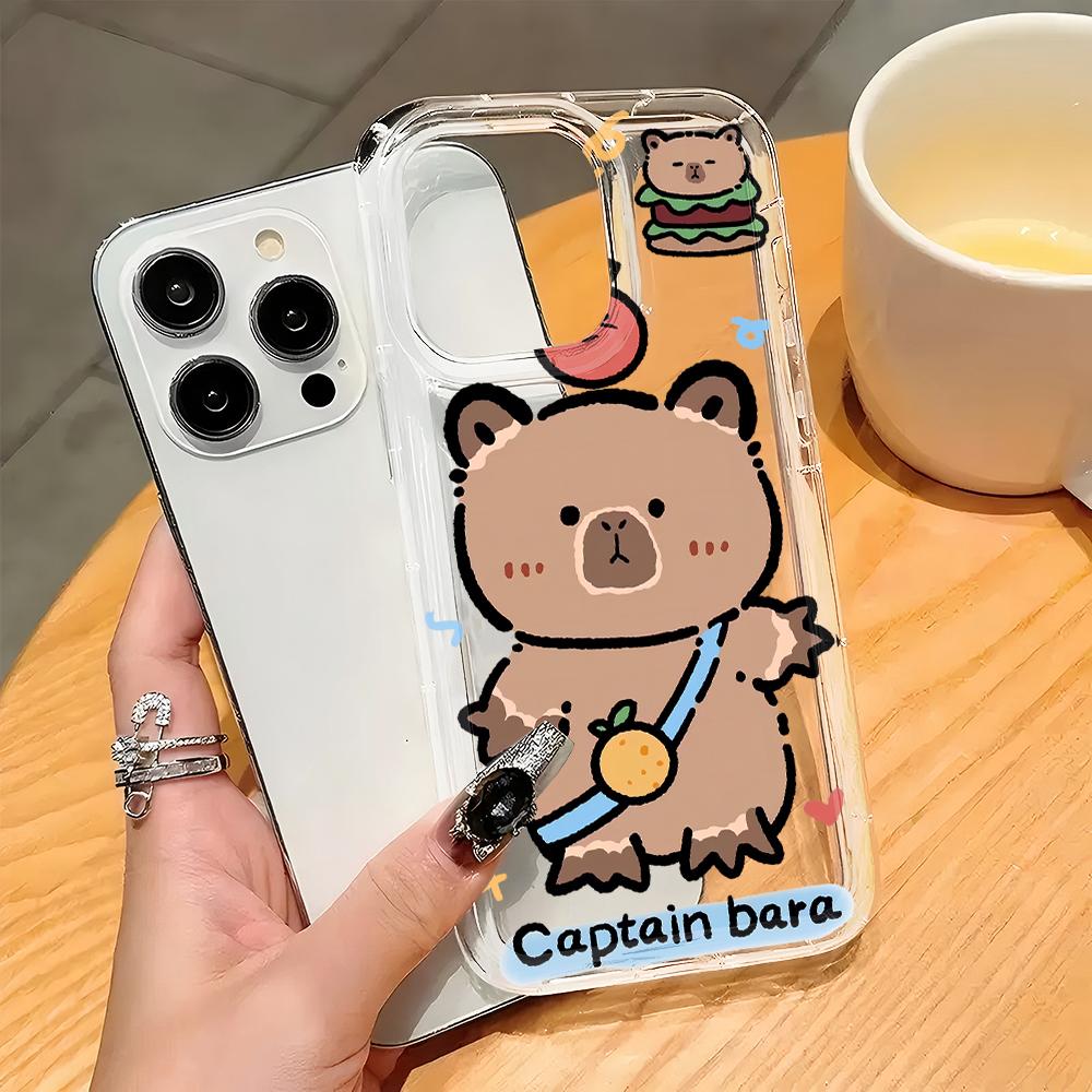 Capybara Cute Cartoon Phone Case for Samsung Galaxy A56 A36 A26 A55 A35 A15 A54 A34 A24 A14 A05 A04 A13 A73 A53 4G 5G Back Cover