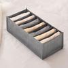 Non Woven Fabric Pants Organizer Foldable Pants Storage Box with Multiple Compartments Durable Trousers Organizers