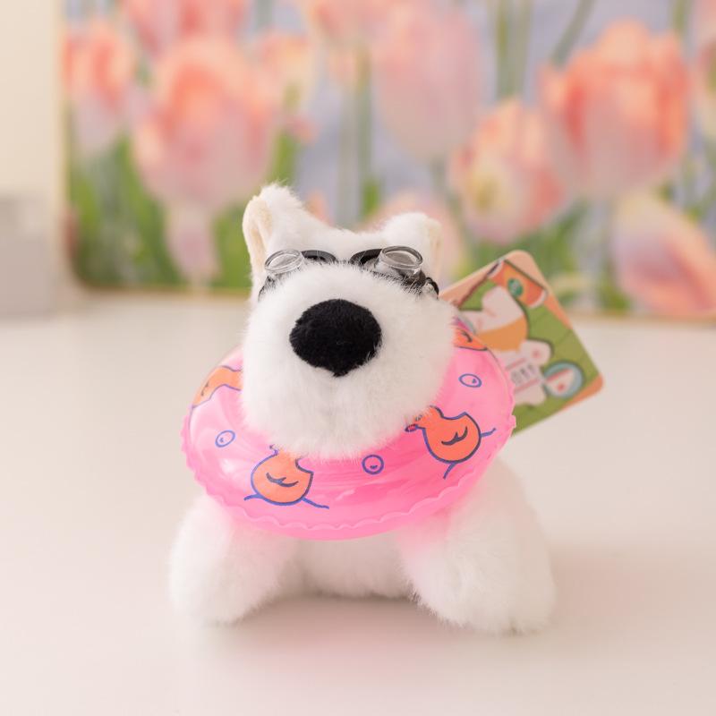 New Scribbled Puppy West Highland Bag Pendant Cute Doll Keychain To Send Girlfriend Gifts