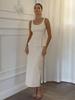 2026 Frühjahr/Sommer Träger-Slipkleid Set: Spaghetti-Träger Taillenbetonendes Oberteil + Fishtail-Rock für Damen