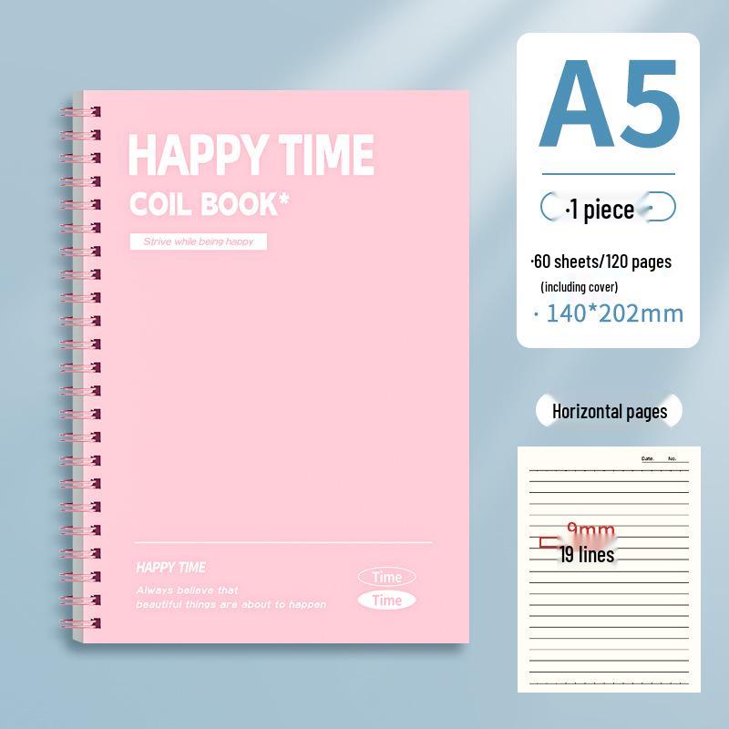 Colorful B5 Coil Notebook: A5 High-Value Journal for Study, Record, and Diary - Perfect for Students.