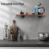 4pcs Black Iron Pipe Wall Floating Shelf Holder Heavy Duty Wall Storage Shelf Holder  Room Decor