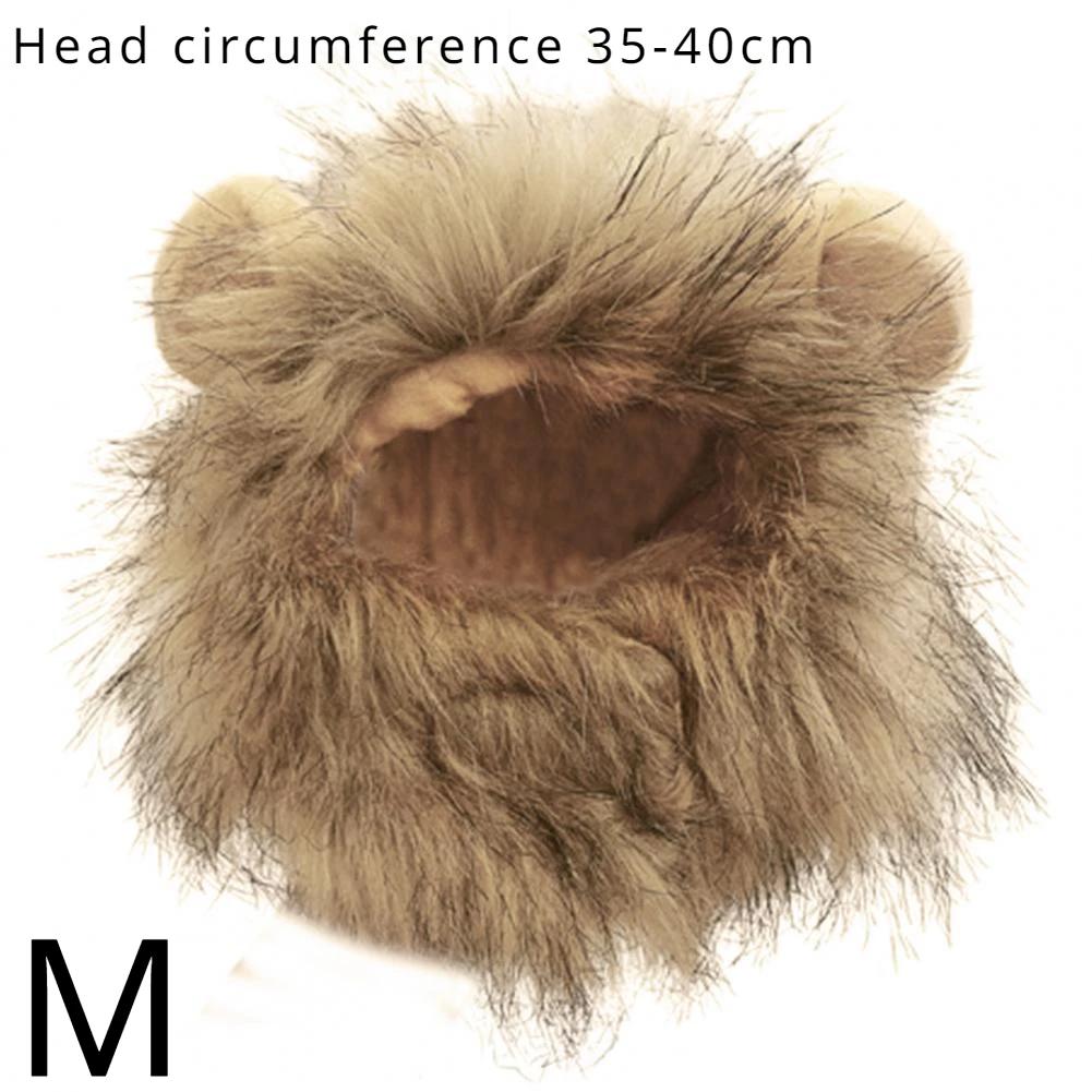 Decorative Pet Hat Soft Lightweight Lion-style Hats Breathable Pet Hood  Adorable Pet Photography Props Cat Costume  Cosplay