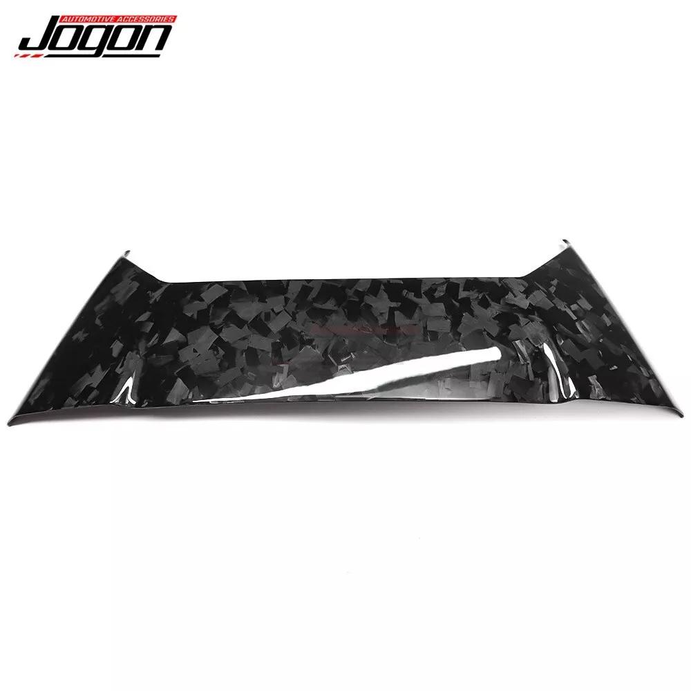 Carbon Fiber Car Interior Center Console Wireless Charger Uper Panel Cover Sticker Trim For Corvette C8 Convertible -2024