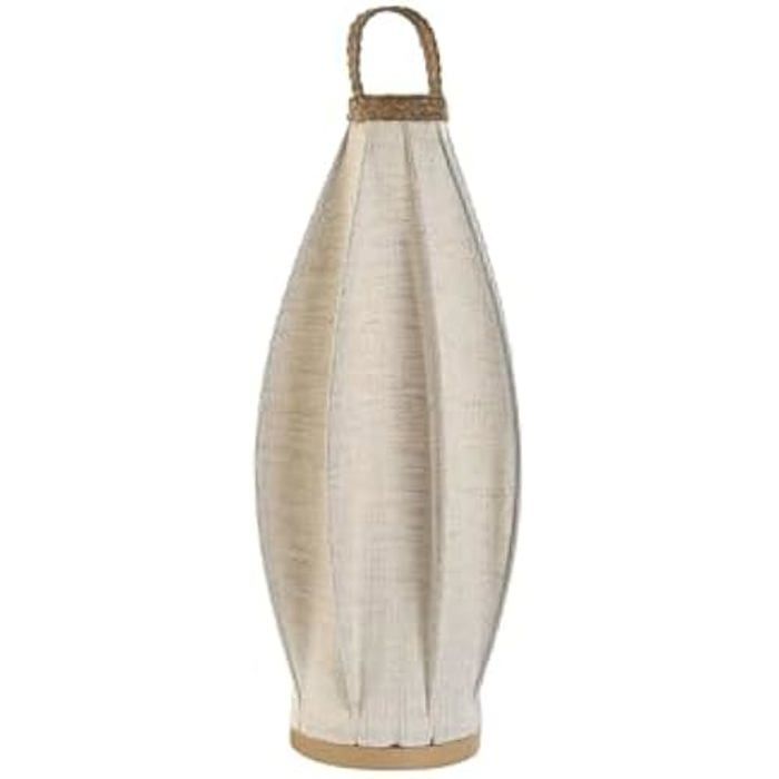 Lampadaire - ITEM - D28x60cm - Corde Naturel - Métal - Beige