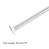 uxcell 304 Stainless Steel Round Bar 5mm x 80mm Stainless Steel Rod Solid Shaft Bar for DIY Crafts, Model Cars, Helicopters, Axle Bars, Airplanes (4