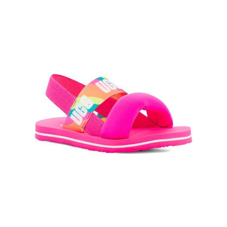 UGG Zuma Slide Comfortable Lightweight Nylon Sandals Baby Sandals Pink 1126970T-TYPN