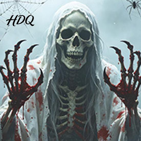 Creepy Window Posters Skeleton Frame Wall Sticker for Halloween Horror Decoration, Reusable Art Decor 3D Scary Stickers with Spider Web Design,