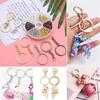 660Pcs Keychain Rings for Crafts Including 50Pieces Keychain Rings 10Pieces Lobster Clasp 600Pieces Screw Eye Pins Hooks
