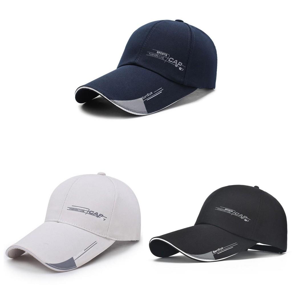 Printing Baseball Sports Cap Long Brim Hats Peaked Cap Outdoor Breathable Gift