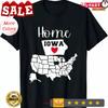 Iowa State Sweet Home T Shirt Us Silhouette Im From Proud Map Love Vintage Homme Stretched Comfortable Versatile