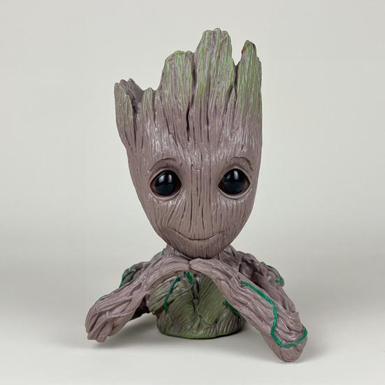 Tree Man Pen Holder Large Capacity PVC Vase Desk Organizer Box Stationery Storage Container Home Office Desktop Decoration Ornament