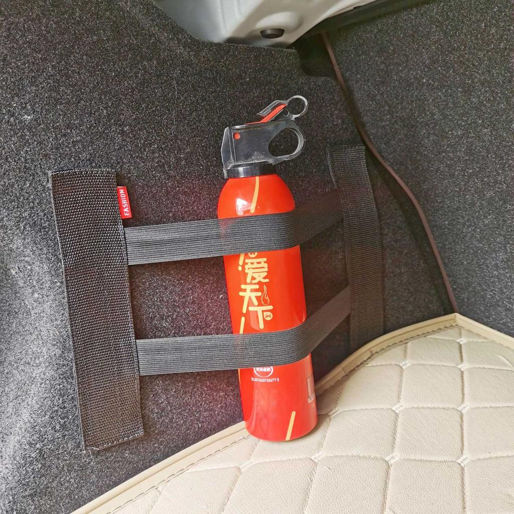S/L Elastic Fixing Belt for Car Trunk Fire Extinguisher Tank Fixed Binding Strap Interior Organizer Fixing Belts Car Accessories