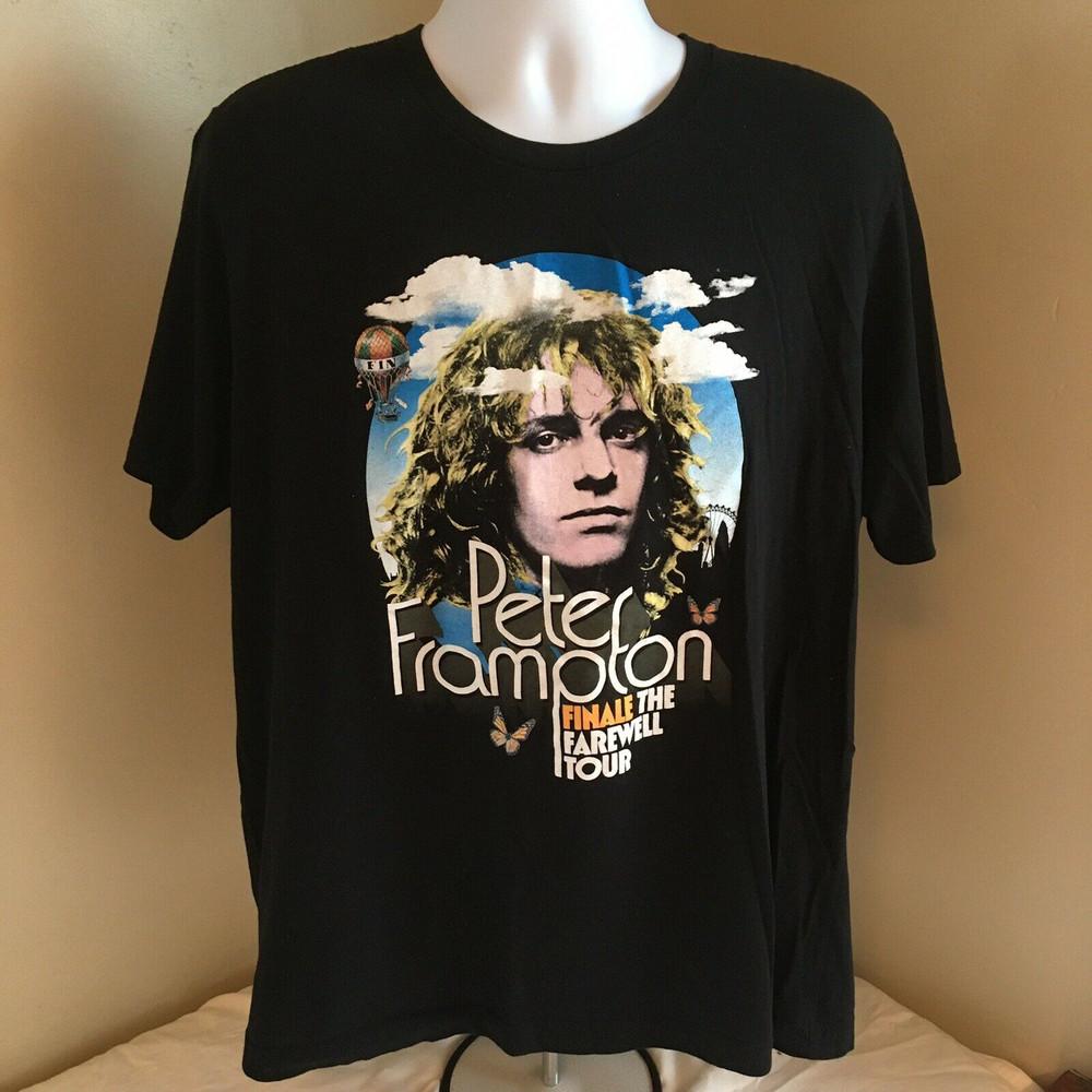 Canvas Peter Frampton Final Tour T-Shirt Tee Cotton Reprint Unisex S-4XL Unisex T-Shirt S