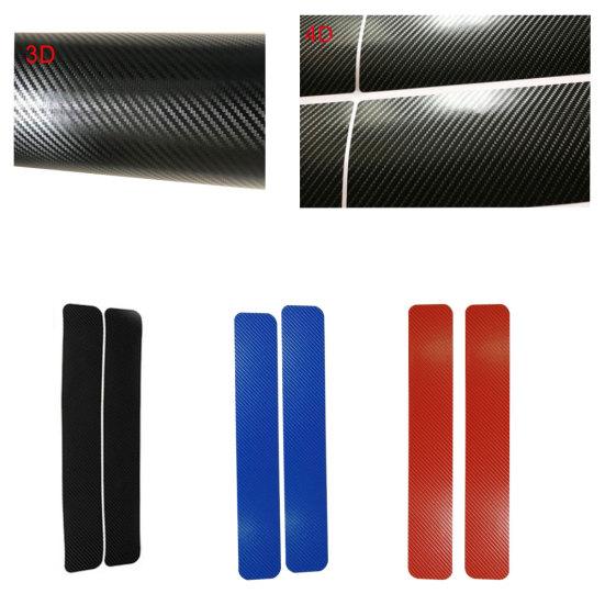 4D Carbon Fiber Car Auto Anti-Scratch Door Sill Plate Scuff Sticker Protector Tool