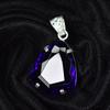 A Grade 63.3 Ct CERTIFIED Tanzanite 925 Sterling Silver Fancy Pendant Jewelry MY-PD-134-NS