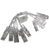 LED Heart Clip String Lights for Photos - Colorful Christmas Decoration