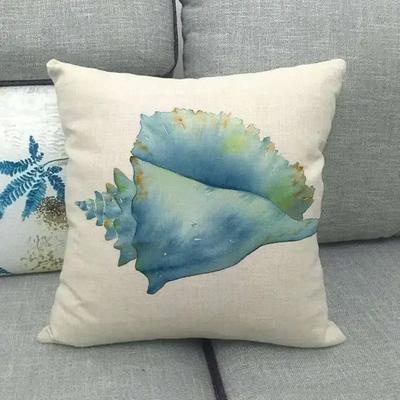 Shell Conch Pattern Cushion Covers Home Decor Sea Style  Throw Pillowcase Living Room Decoration Pillow Case