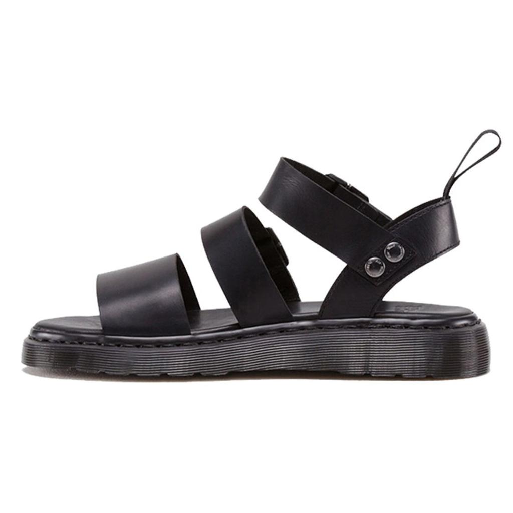 Dr. Martens Gryphon Brando Leather Gladiator Sandals Black Unisex Sneakers 15695001