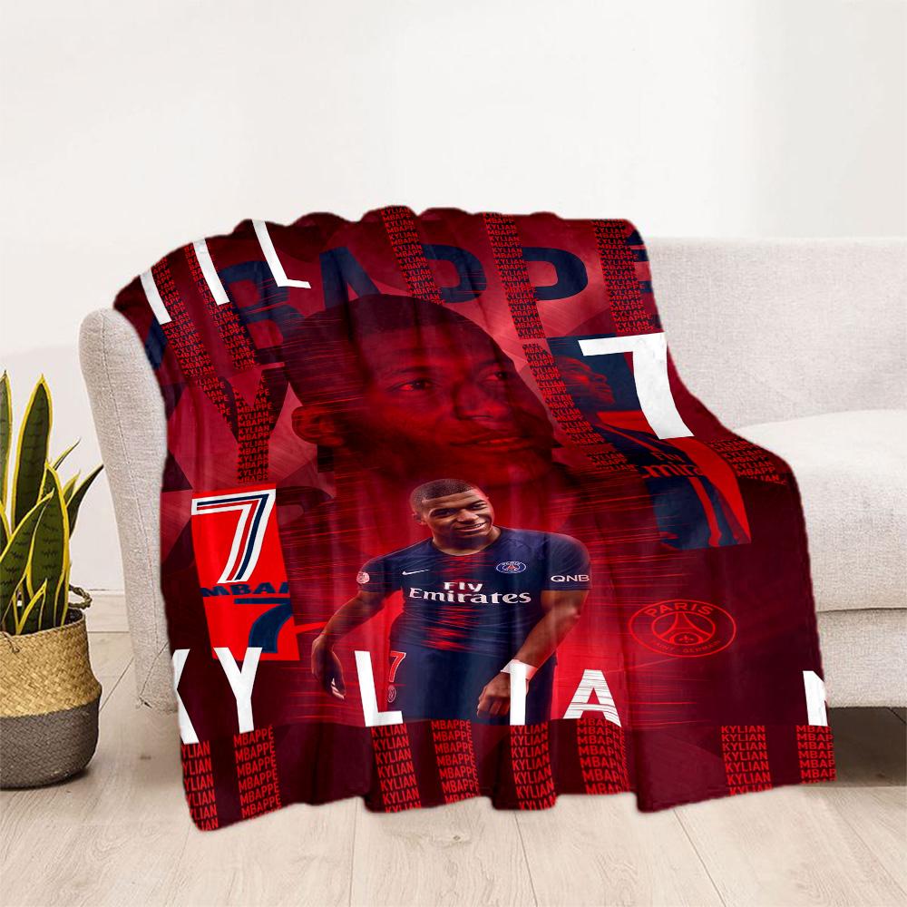 Mbappe 23 Blanket Durable Comfort Suitable for Office Couch Sofa Four Seasons Multipurpose Stylish Decor Gifts For Family Or Friends