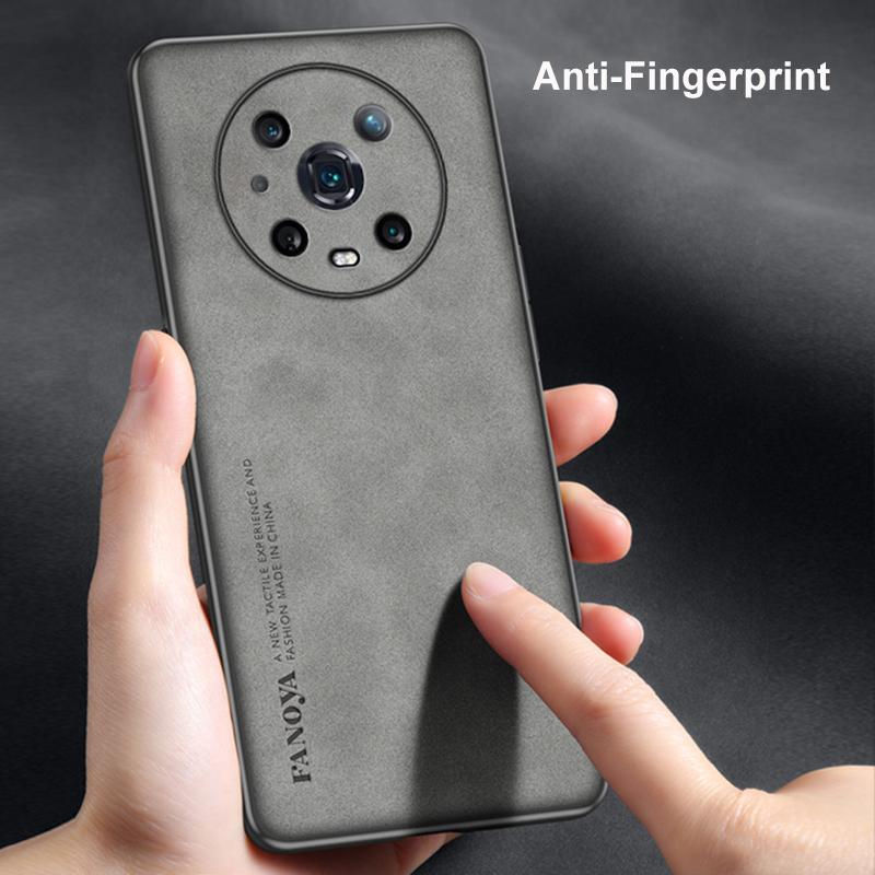 Für Honor Magic 4 Pro 4Pro Hülle Luxus PU Leder Handyhülle Für Honor Magic4 Pro Rückseite Silikon Stoßfest Vollständiger Schutz