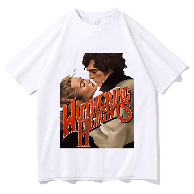 Wuthering Heights Album Graphic Tshirts Unisex 2026 Summer New 100%Cotton O-neck Hip-hop Y2K Style Short Sleeve Unisex's Shirt Tops