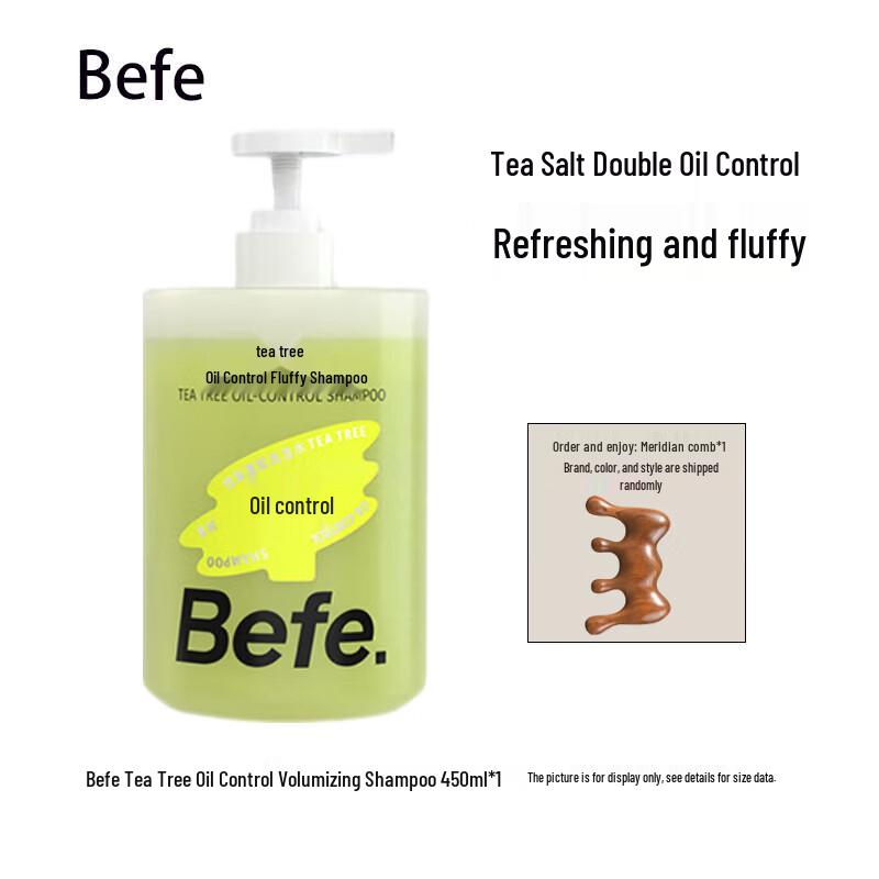 BeFe Tea Tree Oil Control Volumizing Shampoo 450ml