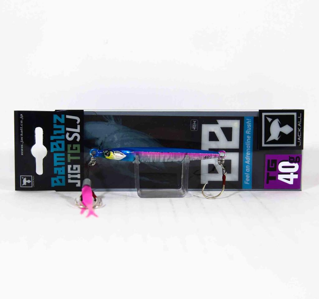 Acheter Jackall Metal Jig Bambluz SLJ TG Tungstène 40 grammes Sexy Bleu Rose (4209