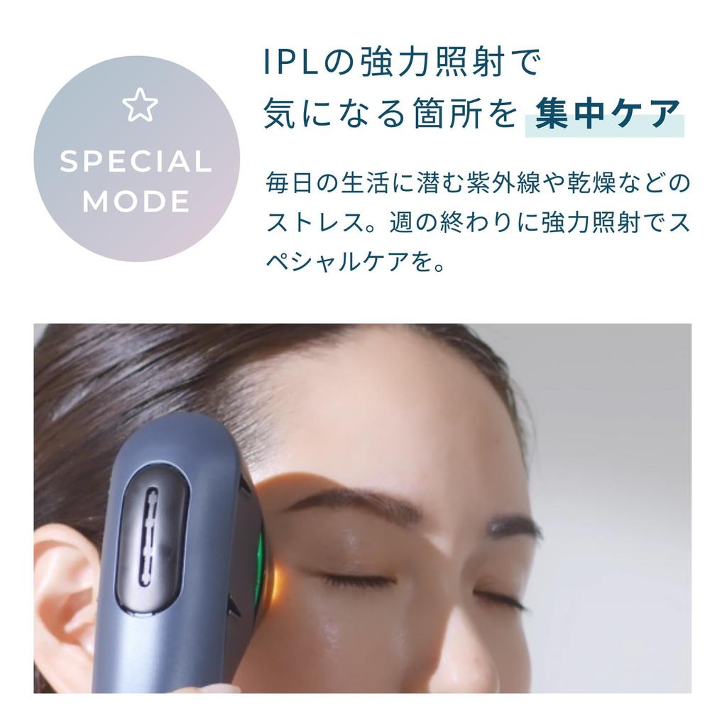 YA-MAN Facial Beauty Device Blue Green Shot IPL LED YJFC0B Black