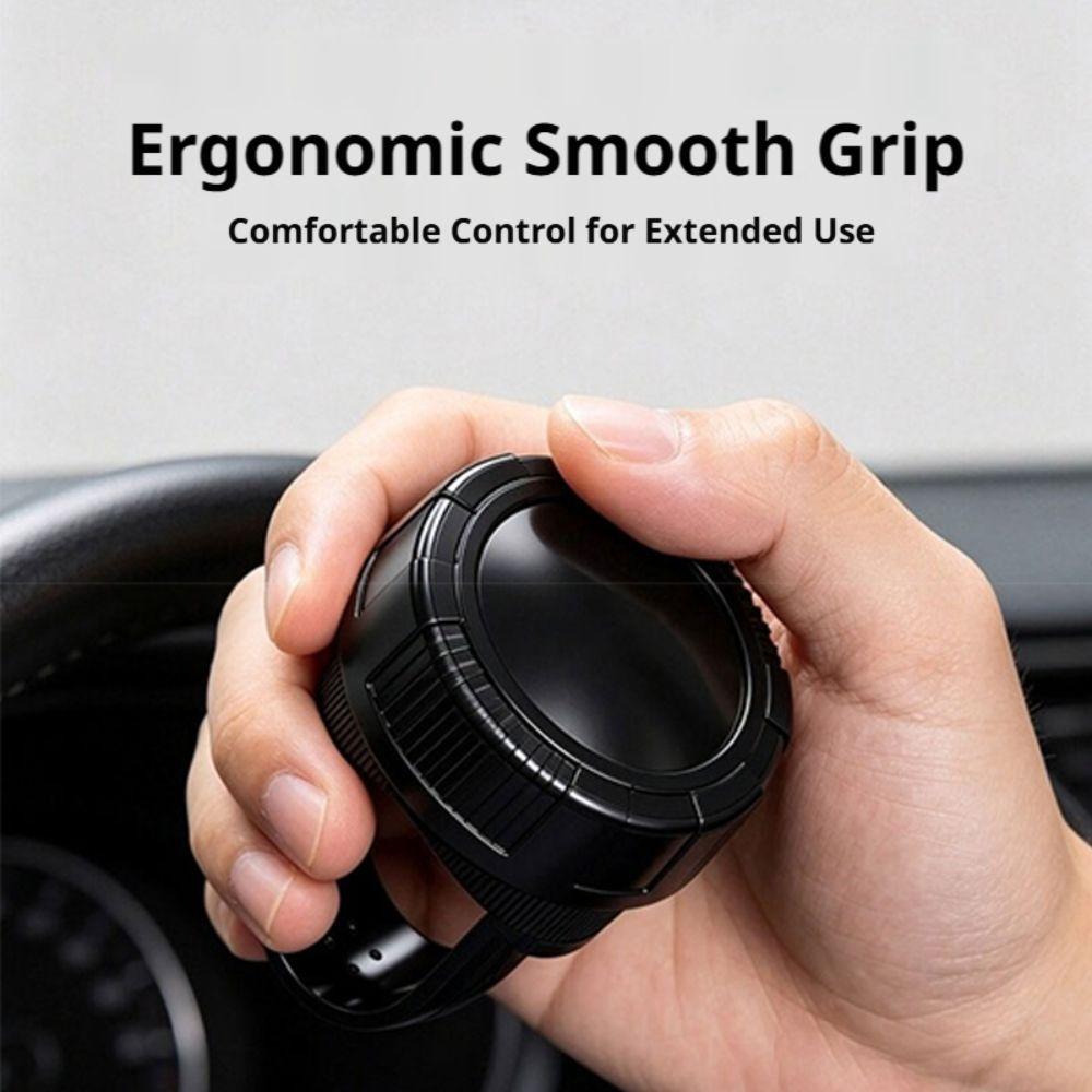 Wear-resistant Steering Wheel Spinner Knob Clip Type Mount One-handed Driving Aid Driving Assist