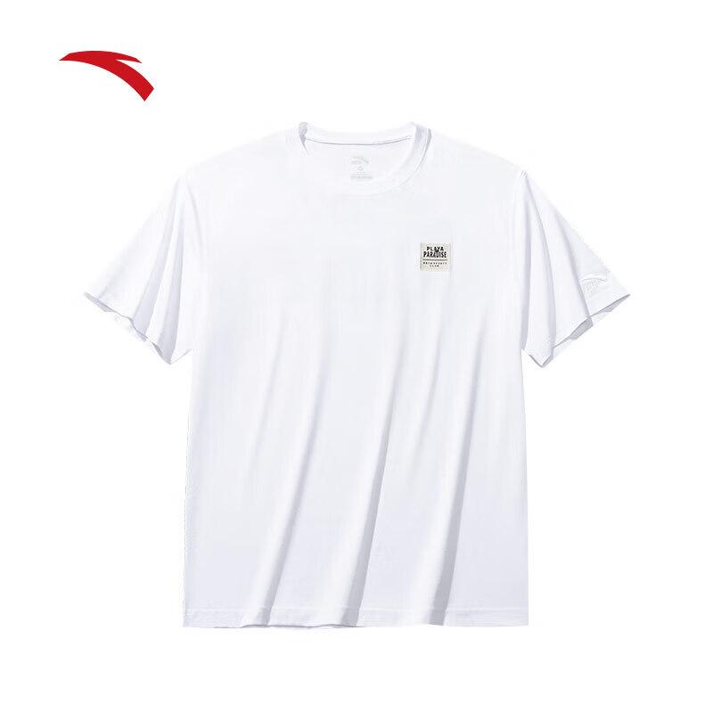 Anta Zhang Boheng Men's Retro Ice Silk Knit T-shirt