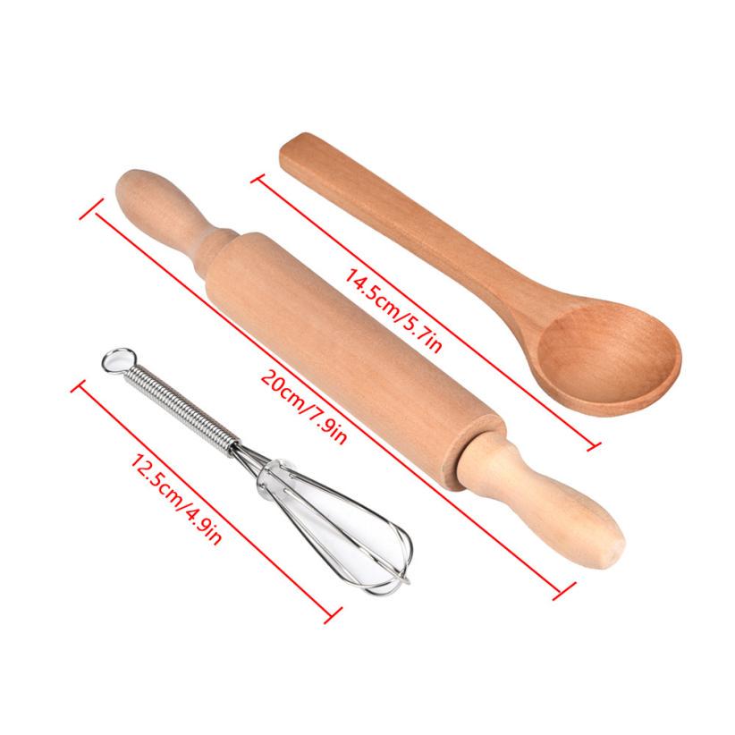 Kids Cooking And Baking Set - 11pcs Kitchen Costume Role Play Kits Apron Hat Funny Toy for Children