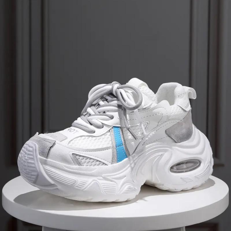 

Мода 2025 Горячая Распродажа Женская Обувь На Шнуровке Женские Вулканизированные Туфли Модная Цветовая Гамма Уличные Нескользящие Повседневные Сетчатые Кроссовки 40 белый