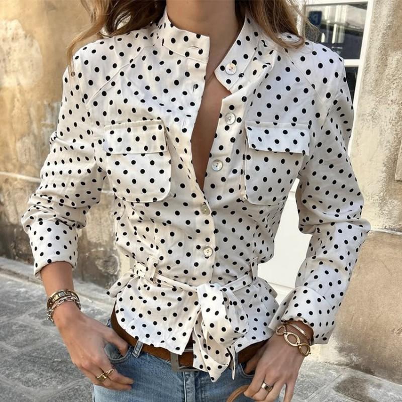 Womens 2026 French Vintage Long Sleeve