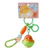 Eye Catching Resin Bird Key Holder Artistic Carving Design Compact Bag Pendant Christmas Gift For Kids Adults