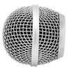 Microphone Grill Metal Accurate Microphone Replacement Head with Built in Blowout Prevention Cotton for Singing
