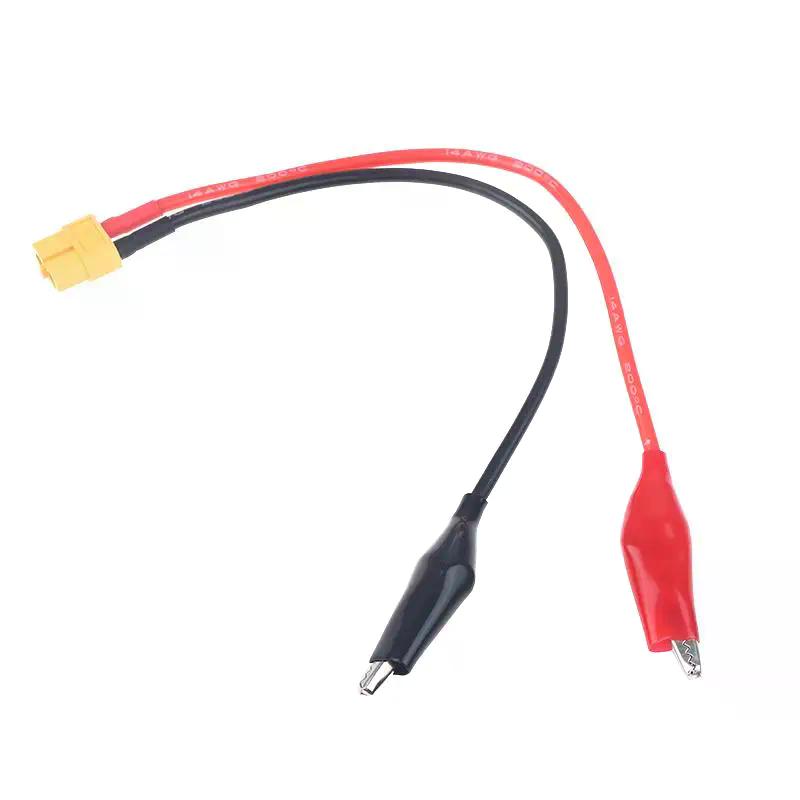 14AWG XT60 Connector Cable with Alligator Clips for SKYRC NC2500 Pro Motor Break-in Tool, Power Test Lead