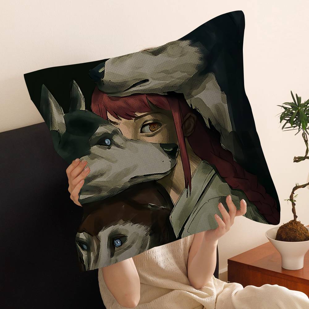 Chainsaw Man Makima Pillow Cover Sofa Cushion Cover Home Room Decoration Children Gift