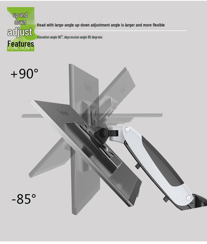 Gibbon 27" Plynový pružinový volně vznášející se nástěnný držák GM112W pro monitory